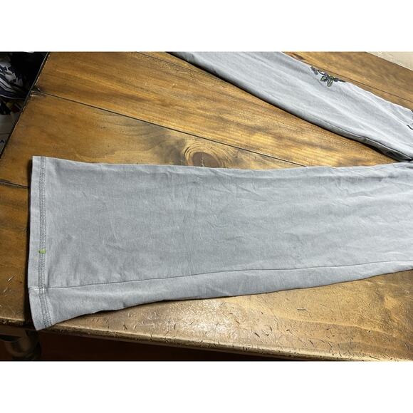 Vertigo Paris Sweat Pants Womens Size Small Gray Embroidered Floral - Picture 4 of 13